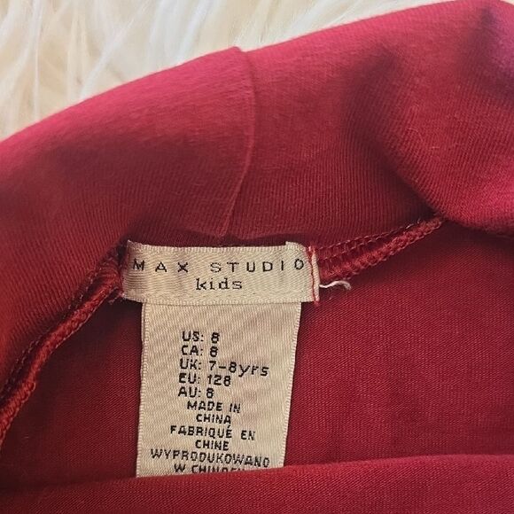 🩷Maroon Long Sleeve Kids Tee - Picture 2 of 4